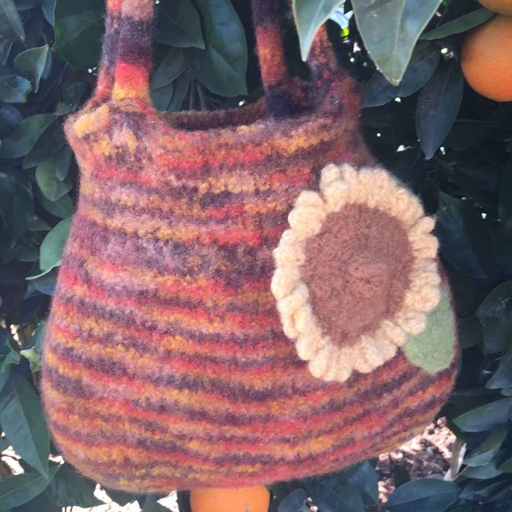 Handmade Felted Purse NWT
